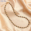 Mhs.sun 4/6/8/10MM Pearl Stainless Steel Bead Necklaces Classic Gold Plated For Women Men Daily Party Jewelry Gifts - Image 18