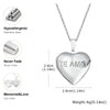 Silver Color Stainless Steel Women Locket Pendant, Openable Heart Pendant Necklaces, Life Tree Floral Collar - Image 14