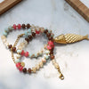 Bohemian Bead Necklace with Stainless Steel Fish Pendant - Image 9