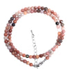 4mm Stone Malachite Quartz Opal Volcanic Lava Round Bead Necklaces Women Men Choker Classic Jewelry Gift 16in - Image 24
