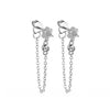 Zircon Tassel Chain Dangle Earrings for Women Gold Color Pierced Ear Stud Earrings Jewelry Accessories - Image 14