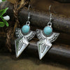 39 Styles Bohemian Vintage Tibetan Silver Geometric Drop Earrings For Women Ethnic Blue Stone Tassel Dangle Earrings Jewelry - Image 11