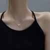 Stering Silver Two Pearl Necklace Pendant for Women Jewelry Collarbone Chain Gift Accessories - Image 7