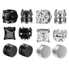 Punk round Zircon Magnetic Ear Studs Crystal CZ Non Piercing Jewelry for Men And Women Strong Magnet Clip Earrings - Image 5