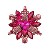 Rhinestone Flower Brooches for Women 9-color Snowflake Party Casual Brooch Pin Gifts - Image 8