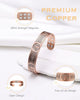Aradoo Tree of Life Copper Bracelet for Men Women Magnetic Cuff Bangle Jewelry Gift - Image 2