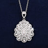 Women's Necklace for Wedding Engagement Brilliant Cubic Zirconia Elegant Pendant Necklace Gift Lady Jewelry - Image 2