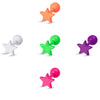 1/5pcs Colorful Star Stud Earrings for Women Ear Piercing Stainless Steel Barbell Tragus Cartilage Earring Helix Conch Jewelry - Image 5