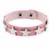 1 Punk Pink Skull Rivet Creative Bracelet Bracelet, Suitable For Women's Daily Holiday Parties And Halloween Wear - Image 2