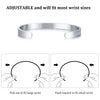 Men's Thin Bracelet,Stainless Steel Cuff Bangle Bracelet, Thin Cuff, Boyfriend Cuff, Gifts for Him, Father's Day Gifts - Image 4