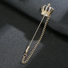 Crown Chain Brooch Vintage Tassel Crystal Brooch Temperament Rhinestone Lapel For Women Dress Mens Shirt Suit Set Collar Jewelry - Image 22