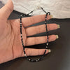 Stone Black Beads Choker Necklace For Men Stainless Steel Bead Hip Hop Neck Chain Men Jewelry Accessoriees - Image 7