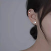 1/2pcs Simple Magnetic Earrings Ear Clips for Men Women, Stud Earring Zircon Ear Bone Cochlear Clips No Piercing Jewelry Gift - Image 4
