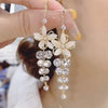 Flower Bohemia Hanging Earrings Women Long Tassel Rhinestone Flowers Earring Female Wedding Party Jewelry Gift - Image 16