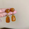 Vintage Irregular Resin Drop Dangle Earrings For Women Geometric Water Droplet Earrings Wedding Ear Jewelry K - Image 13
