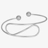 1pc Classic Stainless Steel Brief Metal Texture Bangle Terror Eyes Metallic Ball Opening Adjustable Bangles For Women Gift - Image 13