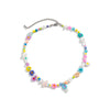 Colorful Seed Bead Woven Flower Choker Necklace - Image 15