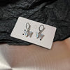 Mini Cartoon Moon Star drop Multiple Styles Little Geometry Earrings For Women Girl Jewelry Gifts - Image 16