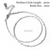 Female 2mm Faceted Beaded Necklace Stone Agat Crystal Tiger Eye Quartzs Choker Mini Simple Jewelry for Women Jewelry - Image 24