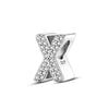 Classics 925Silver Shiny Zircon English Alphabet Beads Pendant Charms Fit Bracelet Jewelry Women Gift - Image 14