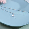 Silver Fishtail Pendant Double Layer Anklets Women Jewelry Summer Beach Charm Foot Chain Bracelet Gift - Image 3