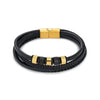 Stainless Steel Beaded Bracelet Men's Jewelry Classic Multilayer Braided Leather Bracelet Year Men Gift - Image 6