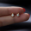 Mini Crystal Butterfly and Flower Stud Earrings in Multiple Designs - Image 4