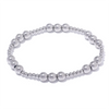 3/4/5/6 MM Stainless Steel Beads Daily Handmade Elastic Bracelet Bangle Wrist Gold Color Jewelry Men - Image 7