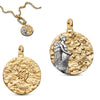 Silver Lucky The Twelve Zodiac Signs Golden Disc Pendant Necklace For Women Jewelry Birthday Gift - Image 29