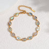 Natural Abalone Shell Bracelet for Women Stainless Steel Boho Paua Shell Bracelet Daily Wear Jewelry Gift - Image 5