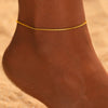 Stainless Steel Anklets Minimalist Design Naked Chain High-quality Anklet For Women Jewelry Everyday Wear - Image 1