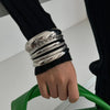 Twisted Metal Bangle Set in Gold-Tone or Silver-Tone - Image 7