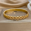 Five Layer Stainless Steel Chain Bracelet with Two Tone Links and 10 mm Width - Image 10