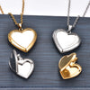 Stainless Steel Love Heart Photo Locket Pendant for Women Men Openable Picture Box Frame Charms Chain Necklace Metal Jewelry - Image 2