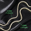 Hip Hop 5MM Tennis Chain Iced Out Bracelet Necklace Men Silver Color Tennis Jewelry Chains Women 20inch Choker Punk Gift - Image 2