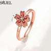 Cute Happy Cat Fidget Spinner Rings Rotate Freely for Women Metal Copper Knuckle Ring Wedding Jewelry - Image 15