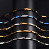 2.5mm/3mm Wide Stainless Steel Bar Link Bamboo Necklace Neck Chain for Women Men's Choker Rock Metal Jewelry Accessories - Image 3