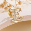 2PCS Metal Initial A To Z 26 Letters Pin Suit Shirt Collar Lapel Brooch Pin Badge Jewelry For Men Women Accessories - Image 17
