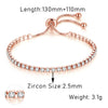 Adjustable Tennis Bracelet For Women Iced Out Zircon Couple Bracelet On Hand Gift To Friends Wedding Jewelry - Image 11