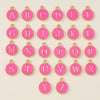 10pcs Rose Red Color Cute Double Sided Mini Alphabet 26 Letters Charm Pendants for Name Jewelry Necklace Bracelet Earring - Image 1