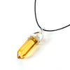 Hexagonal Column Quartz Necklaces Turquoises Pink Crystal Pendent Necklace For Women Chain Stone Choker Jewelry - Image 4