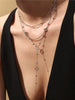 Stainless Steel Chain Necklace with Long Tassel Details - Image 5