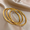 3pcs/set Chic Twist Stainless Steel Wrist Cuff Bangle Bracelet For Women Men Stackable Charms Jewelry Gifts - Image 6