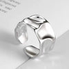3Pcs/Set Gold Color Smooth Geometric Open Rings Set For Women Exaggerated Metal Irregular Thick Chunky Ring Jewelry Gift - Image 7