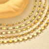 Elegant White Cubic Zircon Charm Bracelet,Women's Hollow Elliptical Handmade Chain Bracelet,Gold Color Stainless Steel Bracelets - Image 2