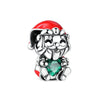 Silver Christmas Charms Santa Reindeer Sleigh Bell Gingerbread Tree Stocking Candy Cane Pendant Fit Bracelet Jewelry Gift - Image 30
