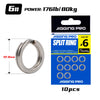 Jigging Pro Stainless Steel Split Rings Fishing Connectors Snap Rings 10/15Pcs Heavy Duty Saltwater Fishing Accessories - Image 9