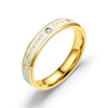 Forever Love Stainless Steel Couple Ring with Heart Detail - Image 13