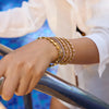 Star-Detail Chain Bracelet with Gold-Tone Finish - Image 21
