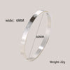 Stainless Steel Cuff Bangle with Crystal Details in Multiple Designs - Image 23